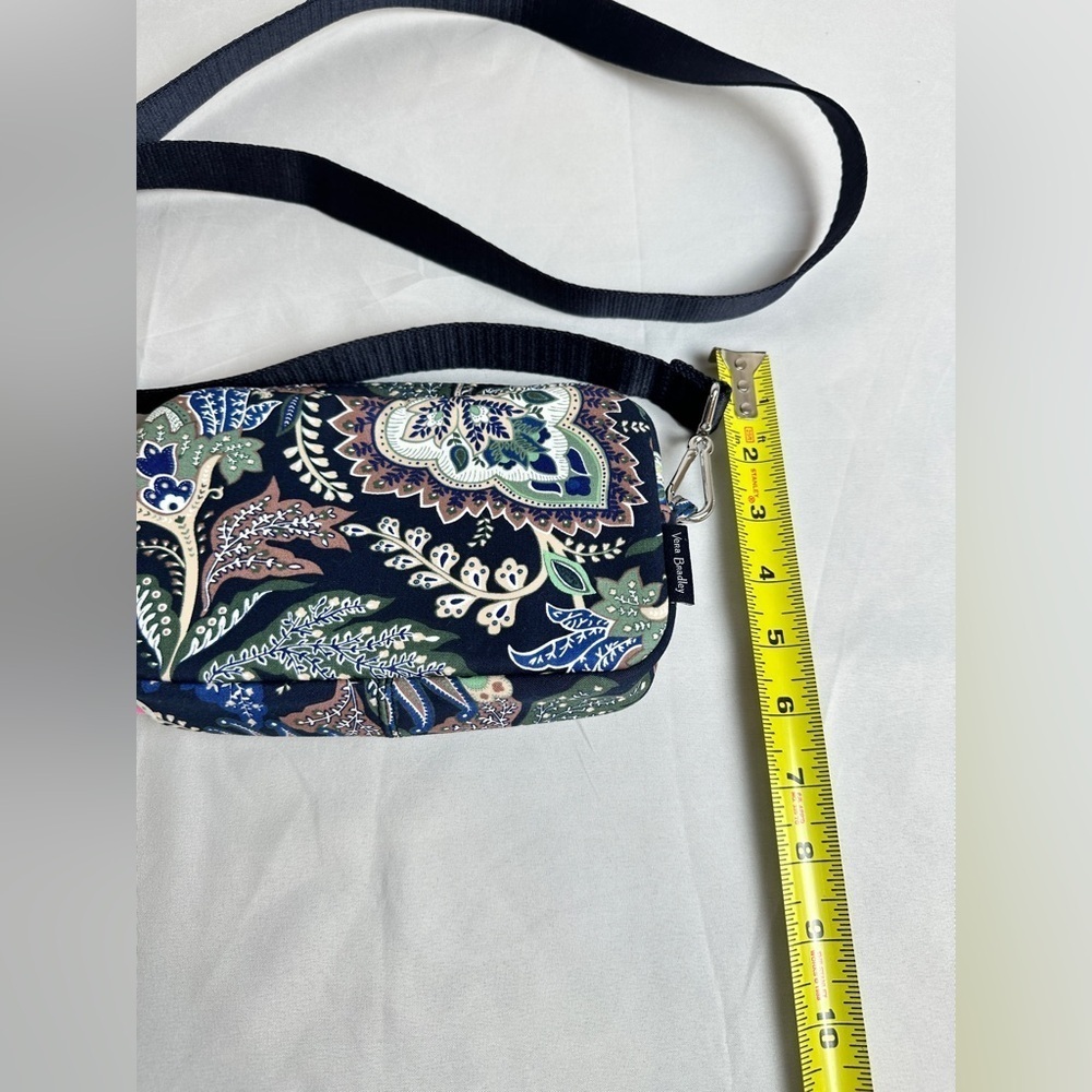 Vera Bradley Crossbody Navy Floral Patterned Crossbody Bag (NWT) - Picture 7 of 7